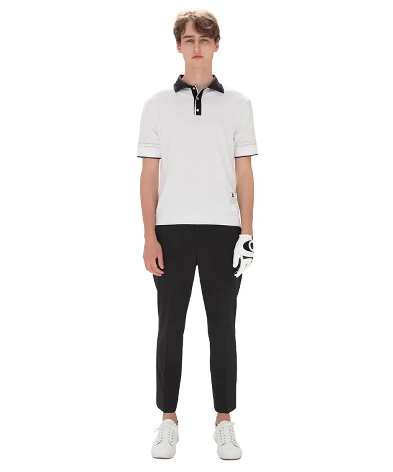 AVEN Men's Classic Polo Knit - White