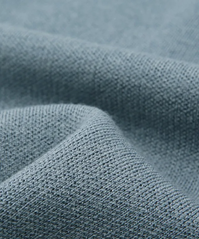 AVEN Men's Signature Flower Jacquard Wool Knit - Sky Blue