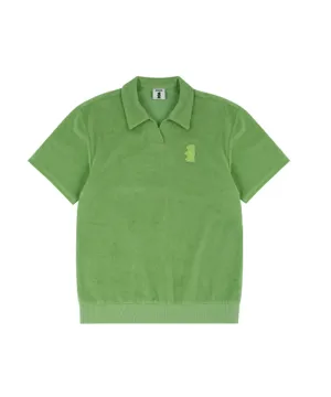 AVEN Terry V-Neck T-Shirt - Green