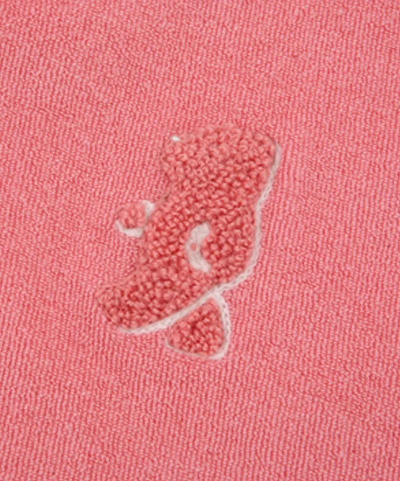 AVEN Terry V-Neck T-Shirt - Pink