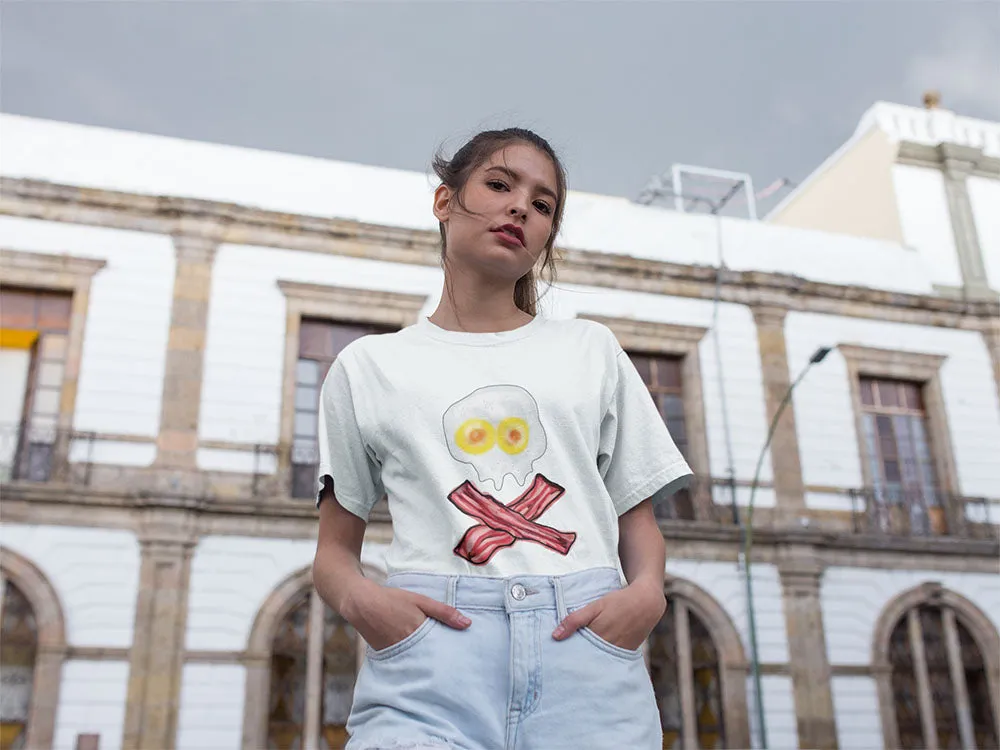 Bacon and Eggs Skull Basic T-Shirt