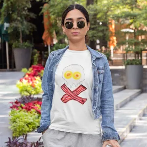 Bacon and Eggs Skull Basic T-Shirt