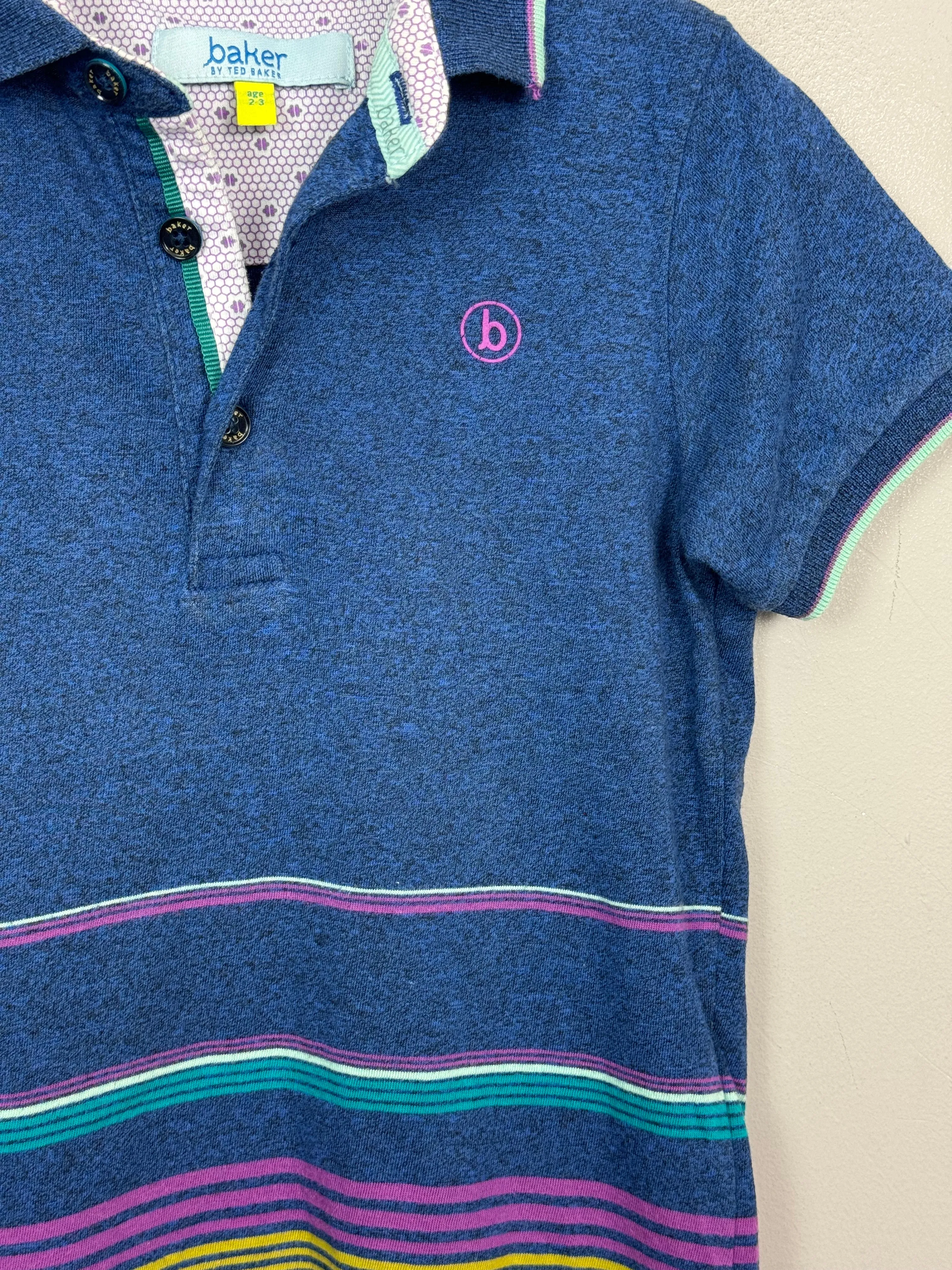 Baker Stripe Polo 2-3y