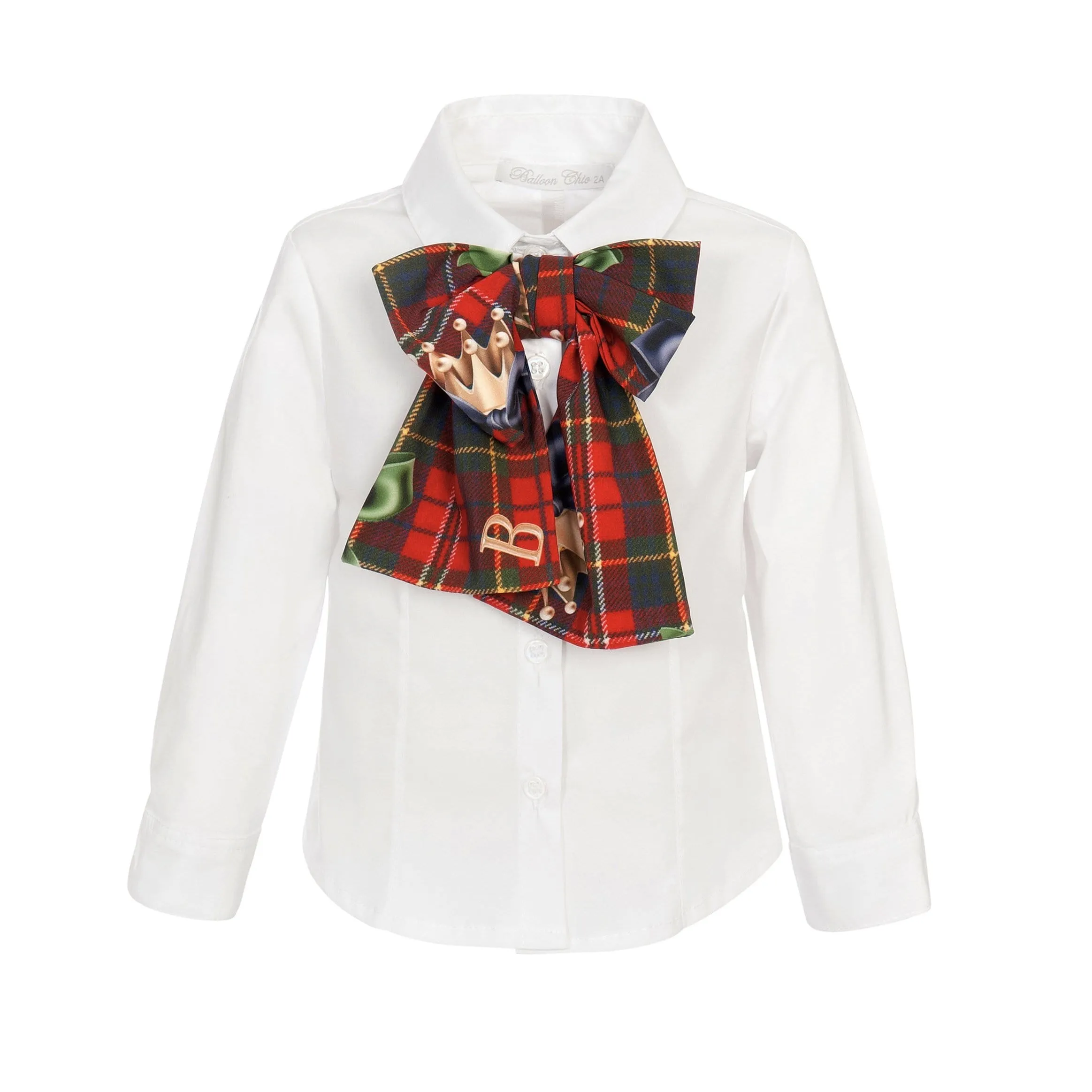 BALLOON CHIC - Tartan Skirt Set  - Red