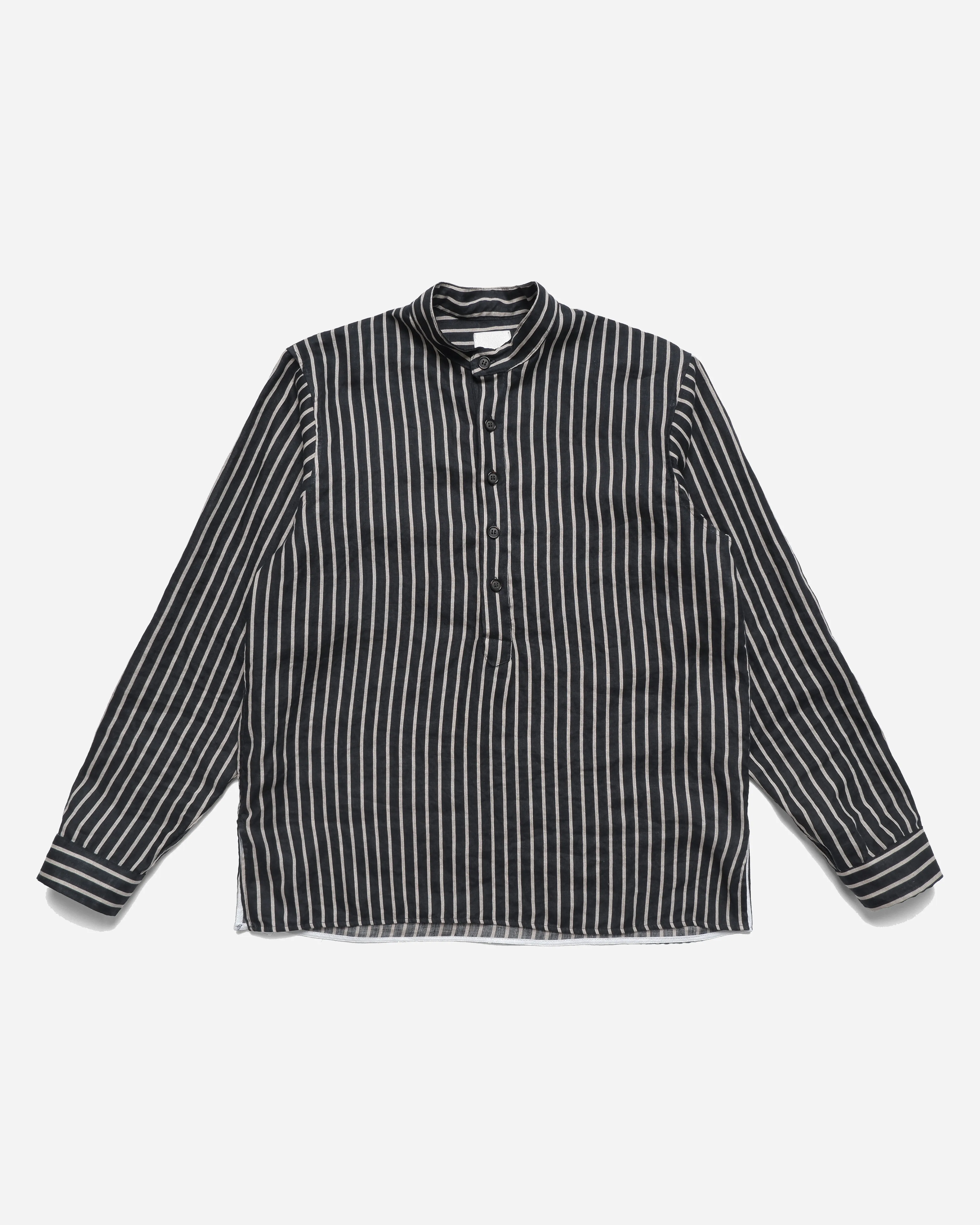 Band Collar Popover Shirt