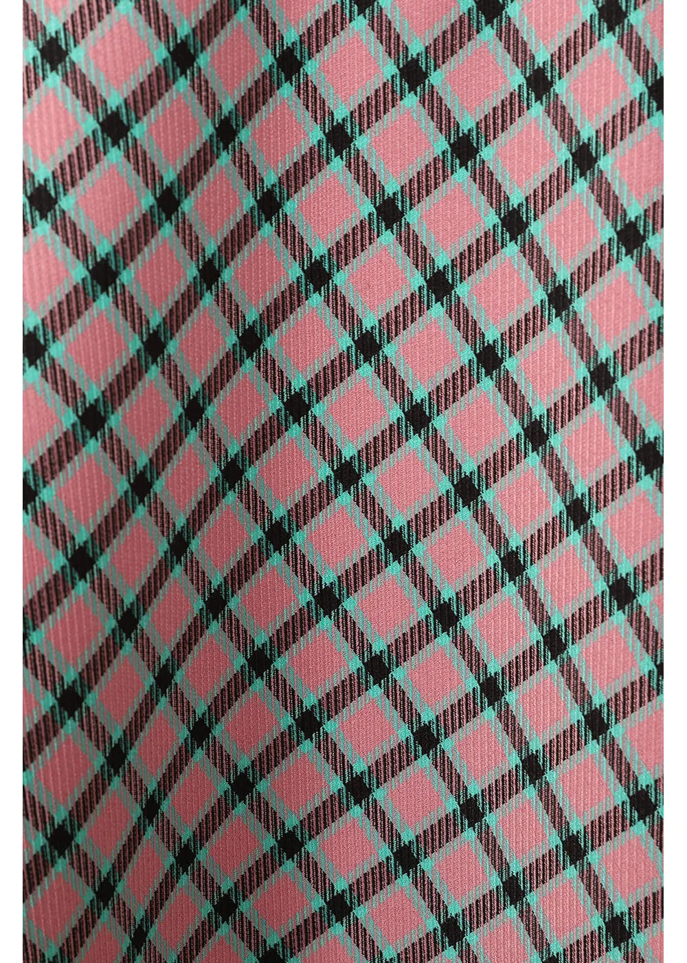 Banned Cary Sweet Check 50's Swing Skirt Pink