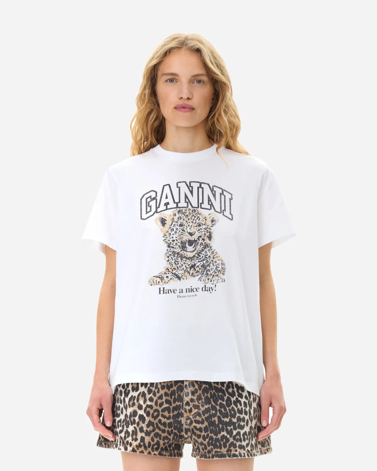 Basic Cotton Jersey - Leopard