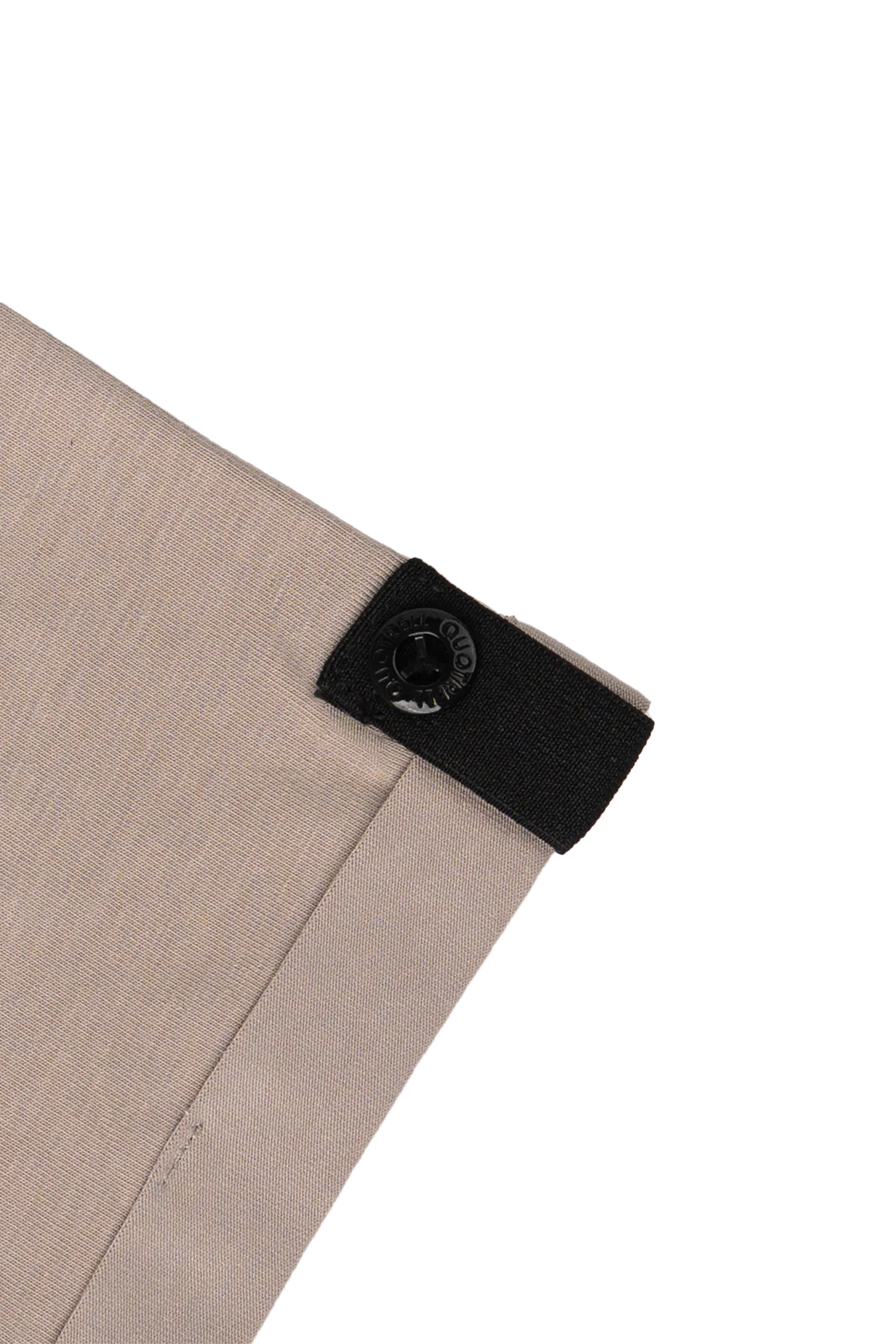 BASIC GARMENTS T-SHIRT | TAUPE/BLACK