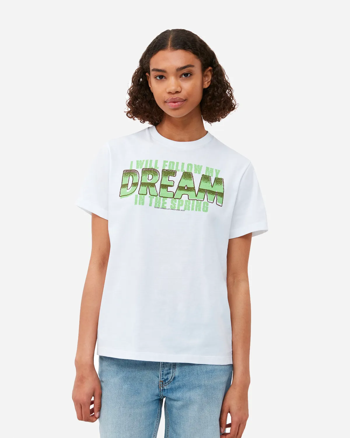 Basic Jersey Dream Relaxed T-shirt - Bright White