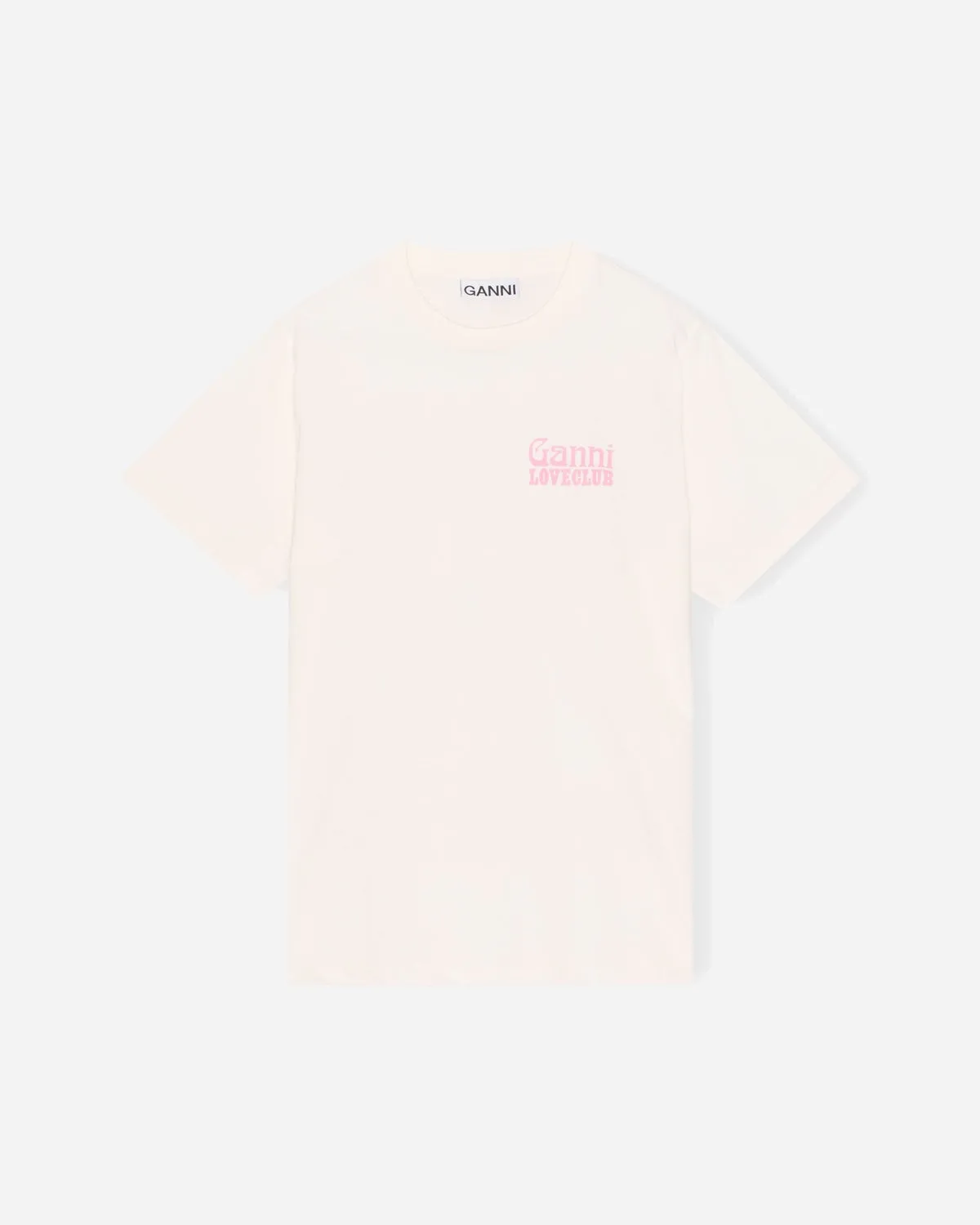 Basic Jersey Nightclub Relaxed T-shirt - Egret