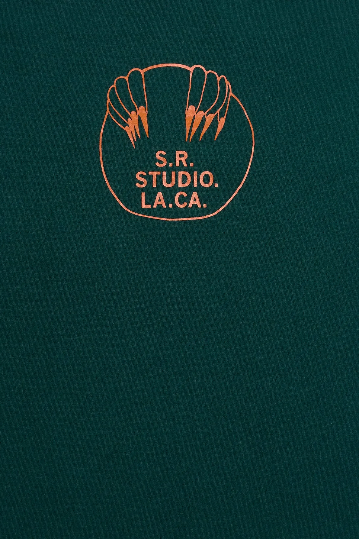 BASIC LONG SLEEVE T-SHIRT WITH S.R.S. LOGO AND VAMPIRE SUNRISE GRAPHIC