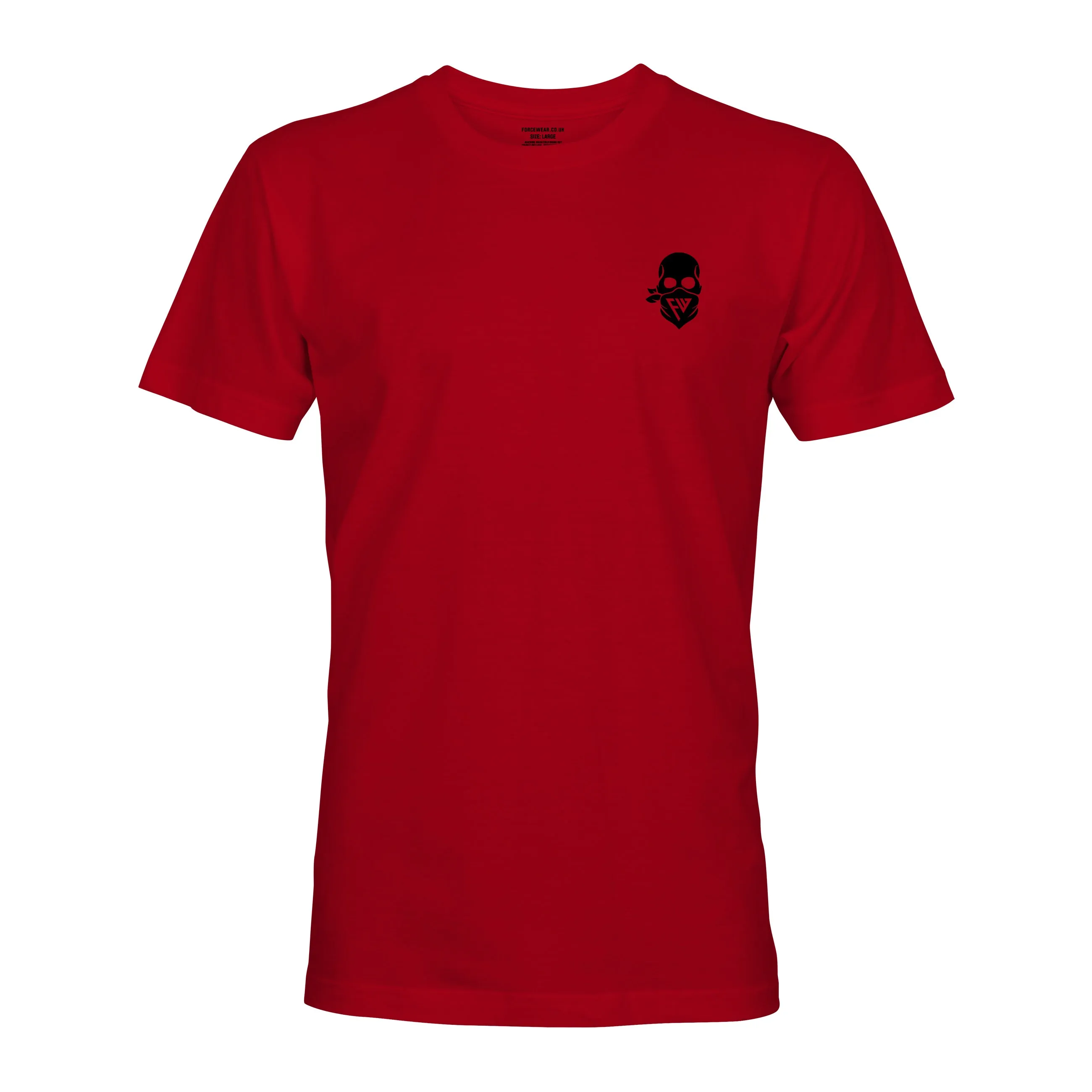 BASIC SKULL ON RED