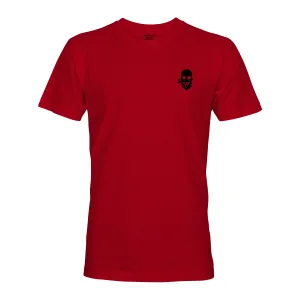 BASIC SKULL ON RED