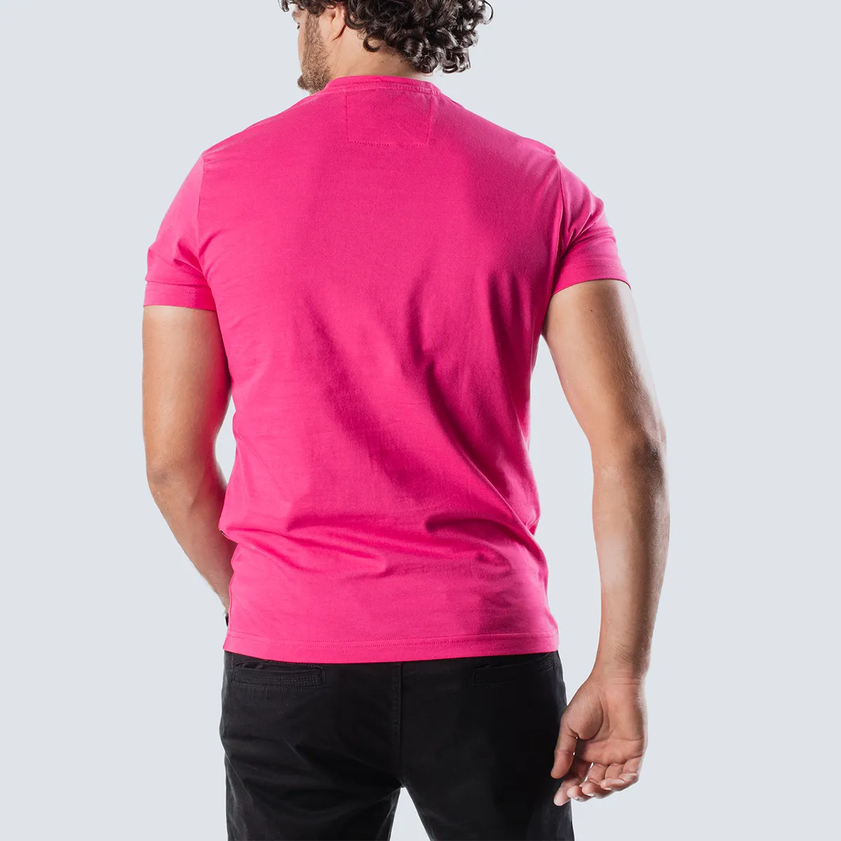 Basic T-Shirt .  Red Violet