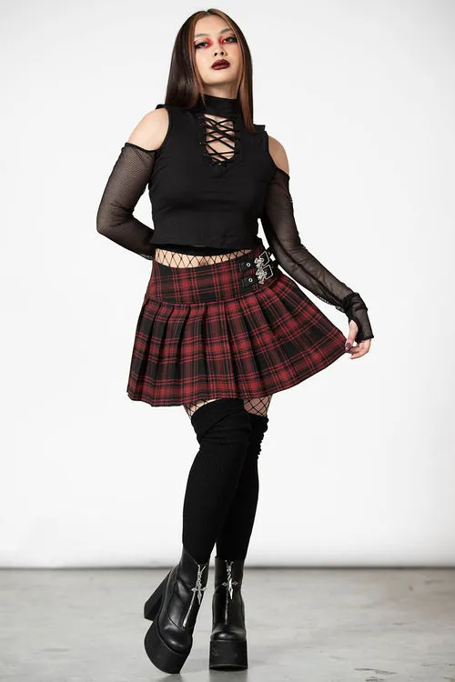 Bat Girl Skirt (Tartan)