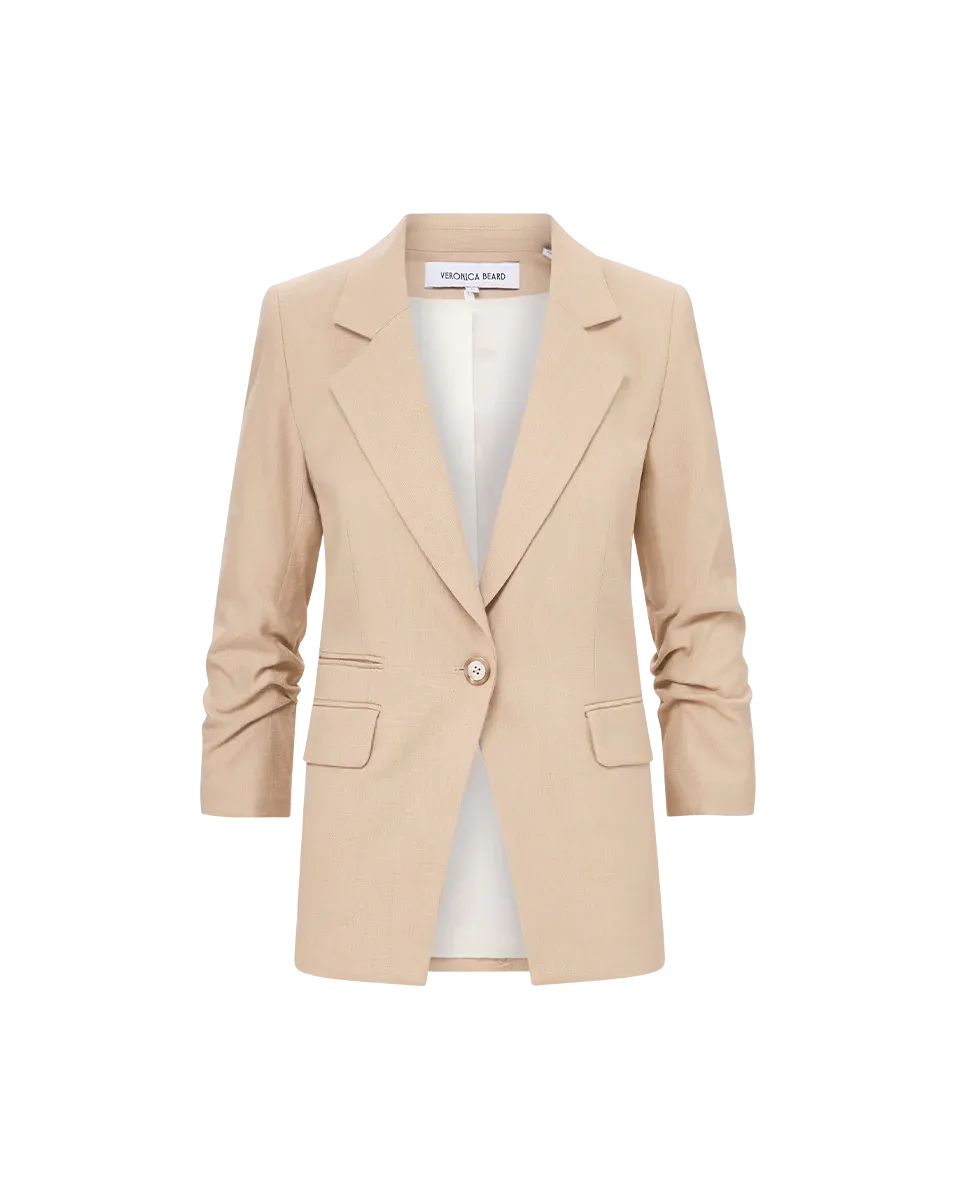 BATTISTA DICKEY JACKET IN STONE KHAKI