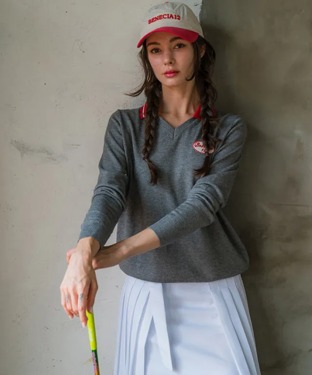 BENECIA 12 Buddy Collar Knit - Gray