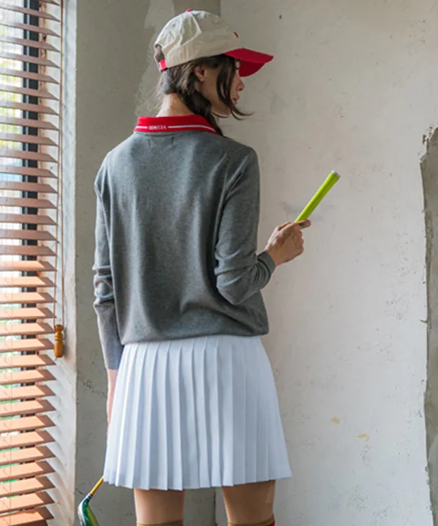 BENECIA 12 Buddy Collar Knit - Gray