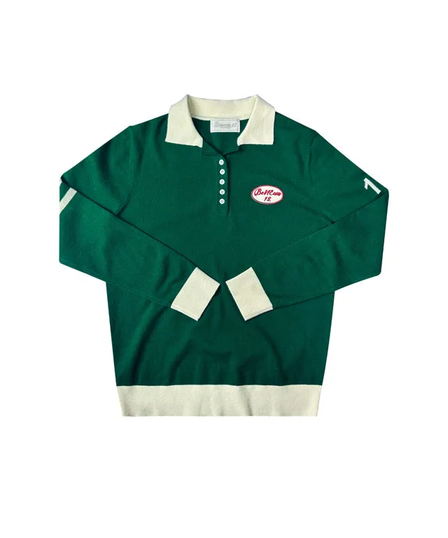 BENECIA 12 Button Collar - Green