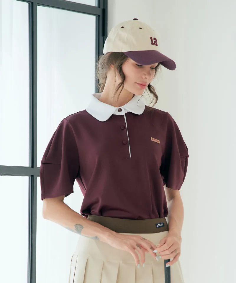 BENECIA 12 Flat Cushion Short Sleeve - Wine