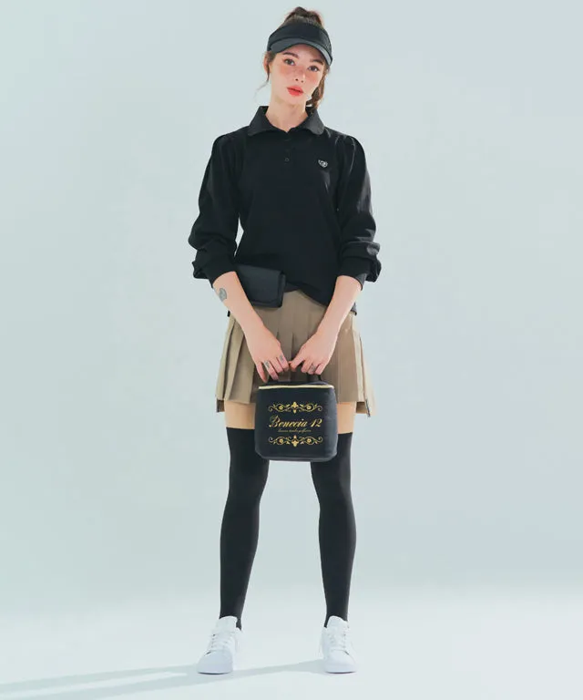 BENECIA 12 Long Sleeve Puff - Black