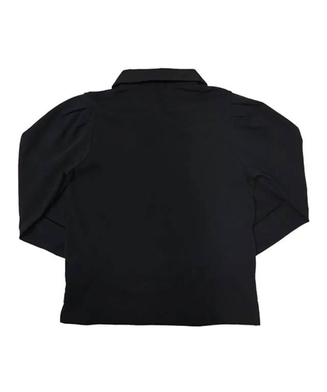 BENECIA 12 Long Sleeve Puff - Black
