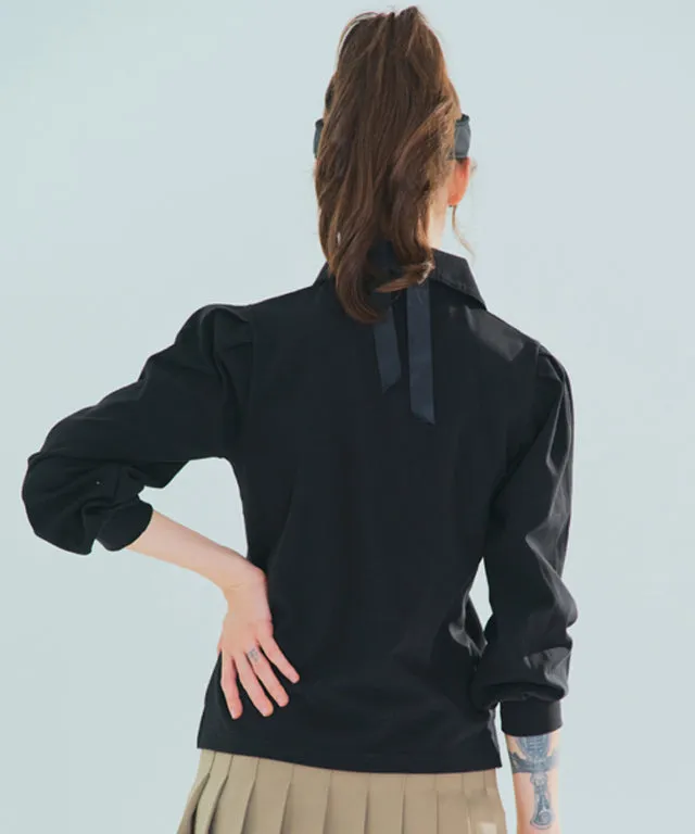 BENECIA 12 Long Sleeve Puff - Black