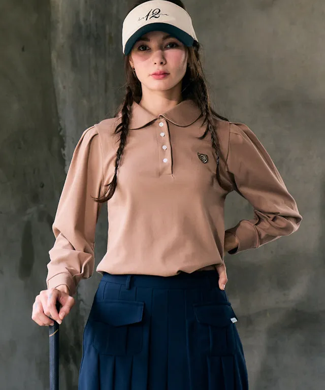 BENECIA 12 Long Sleeve Puff - Camel