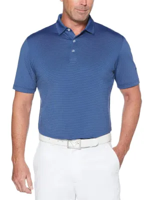 Big & Tall Fine Line Stripe Polo