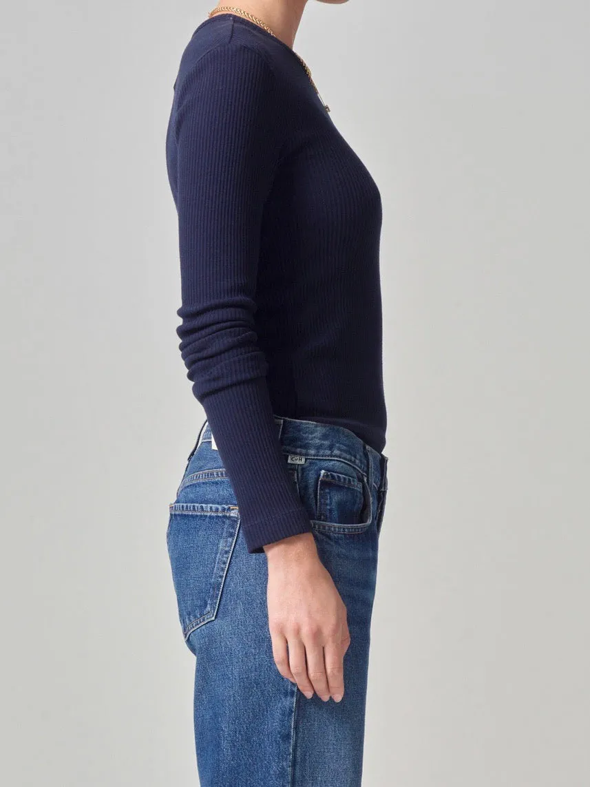 Bina Crewneck - Navy