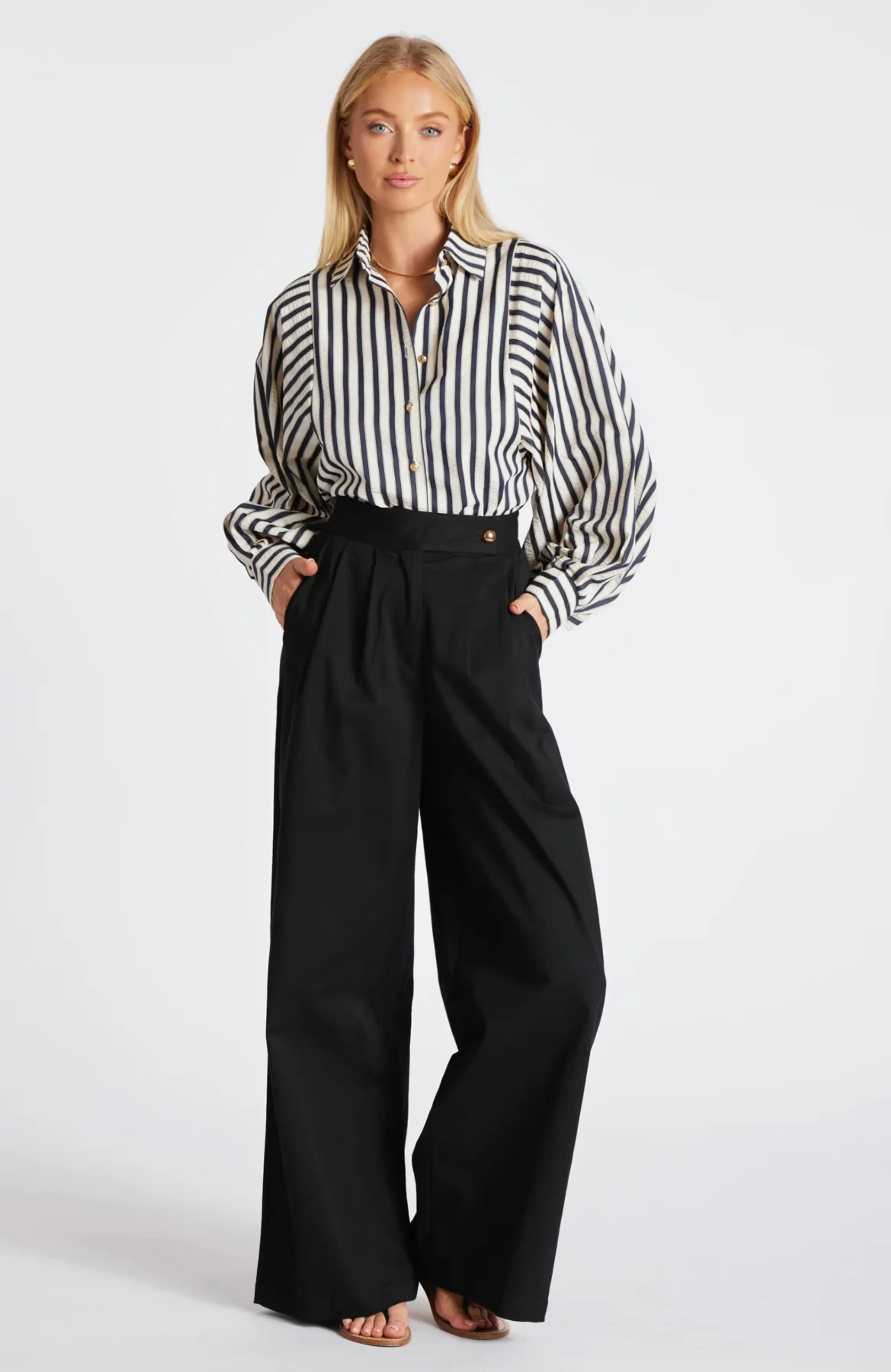 Bishop & Young - Aly Dolman Sleeve Striped Top