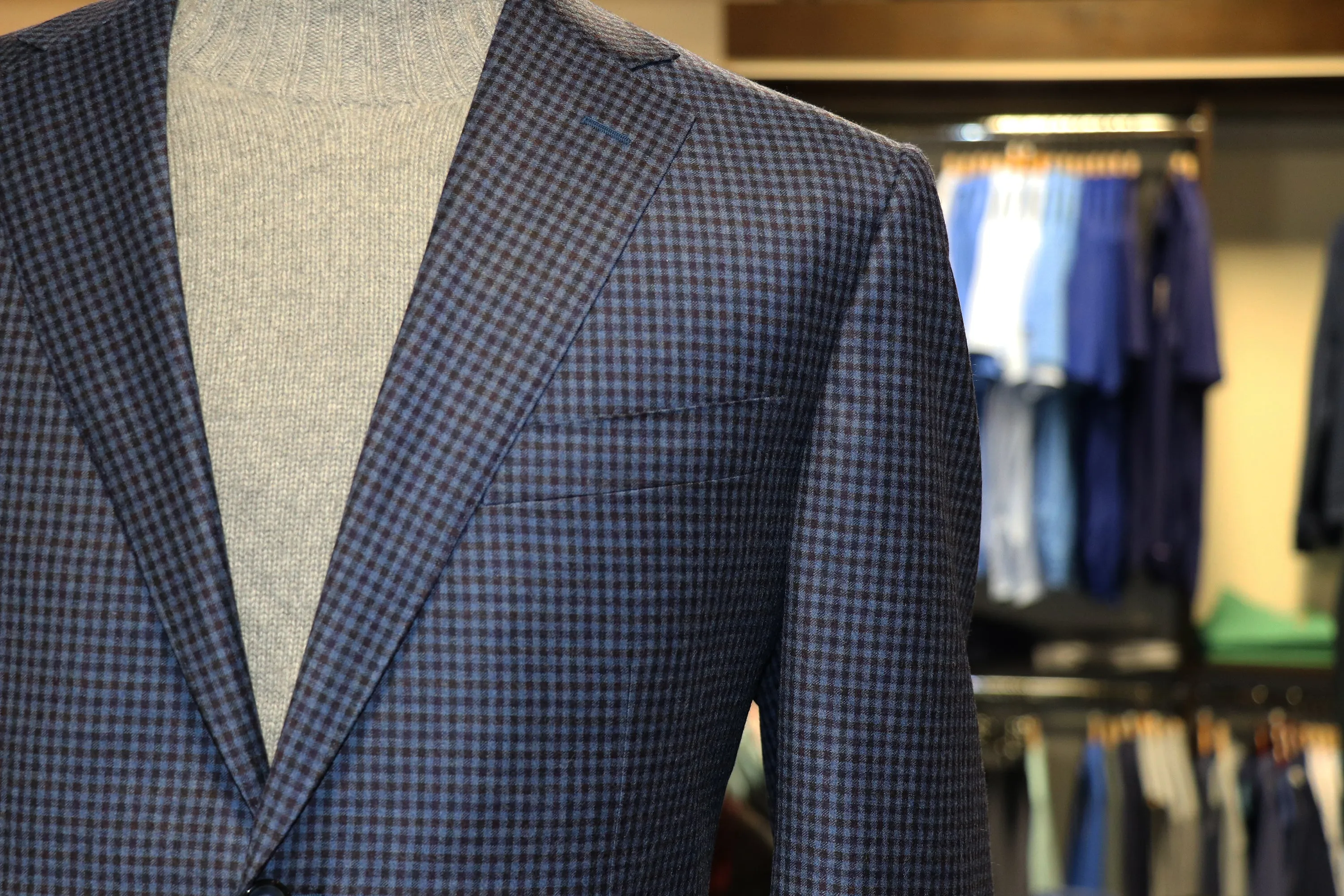 Blue Check Sport Coat