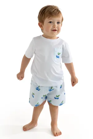 BLUEBERRIES Cotton T-Shirt