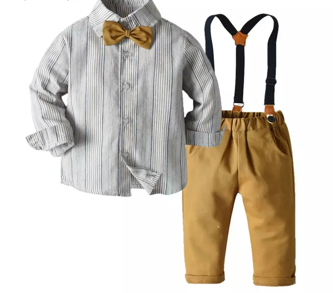 Bow Tie Striped  Boys set