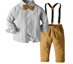 Bow Tie Striped  Boys set