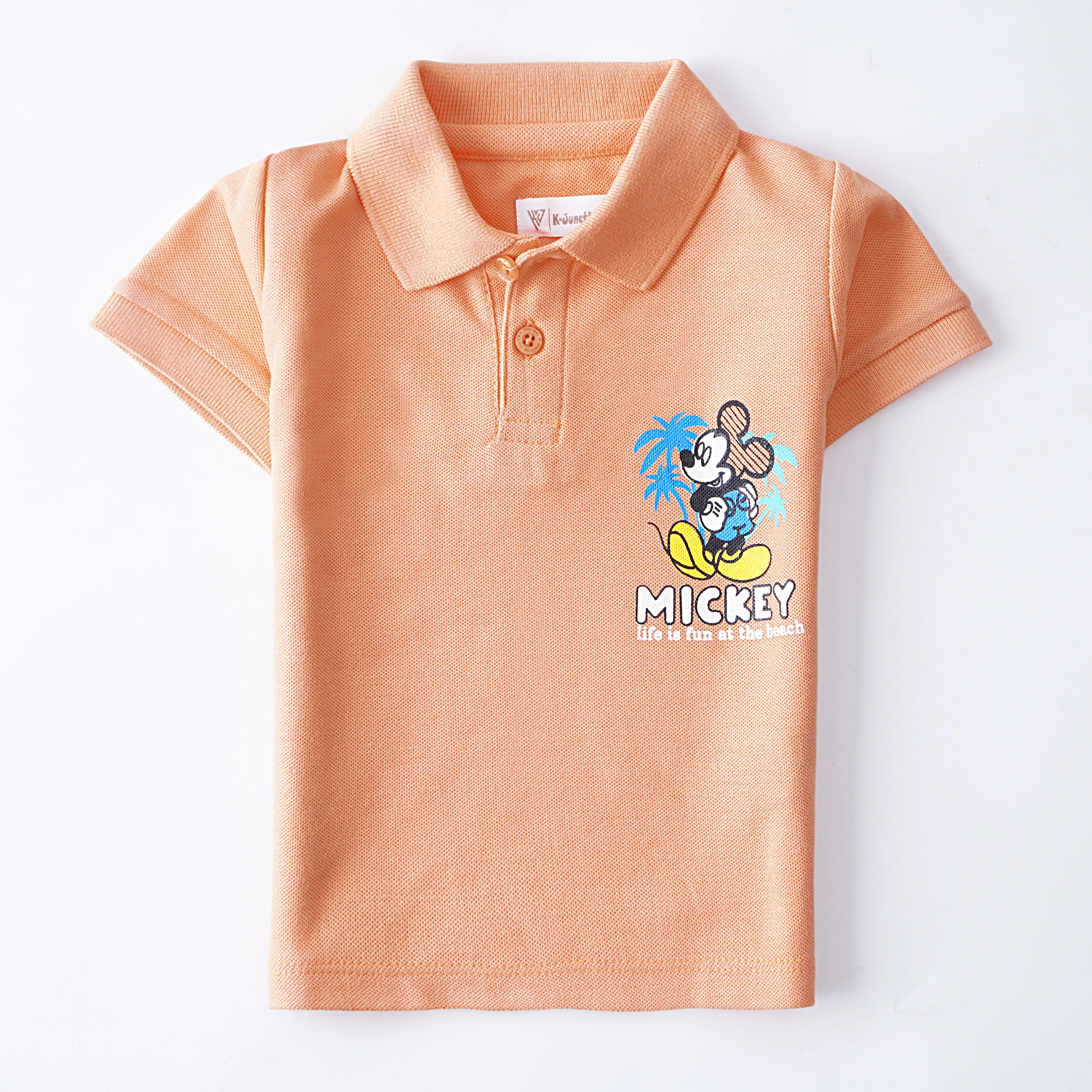 Boys Half Sleeves Polo T-Shirt (Mickey)