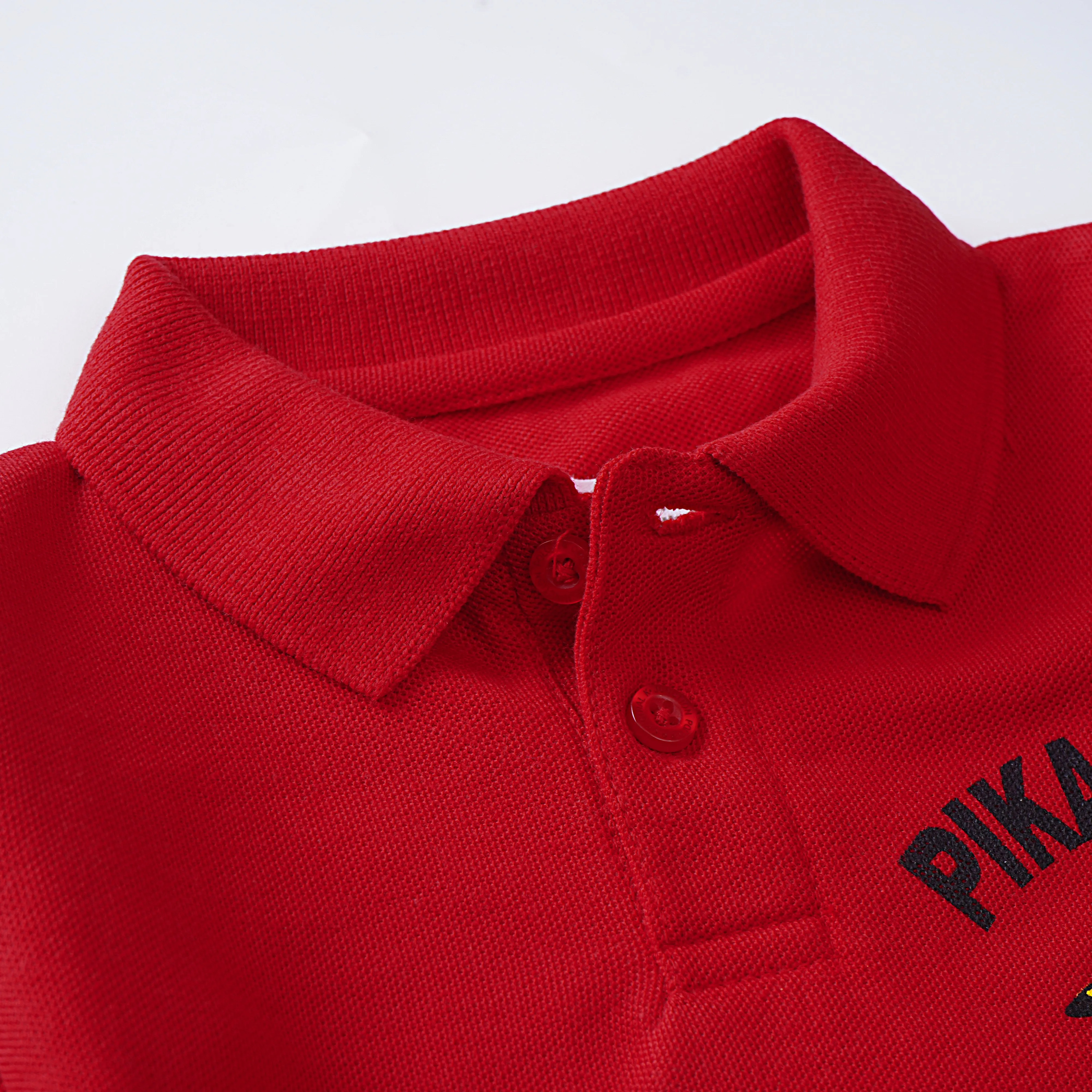 Boys Half Sleeves Polo T-Shirt (Pikachu)