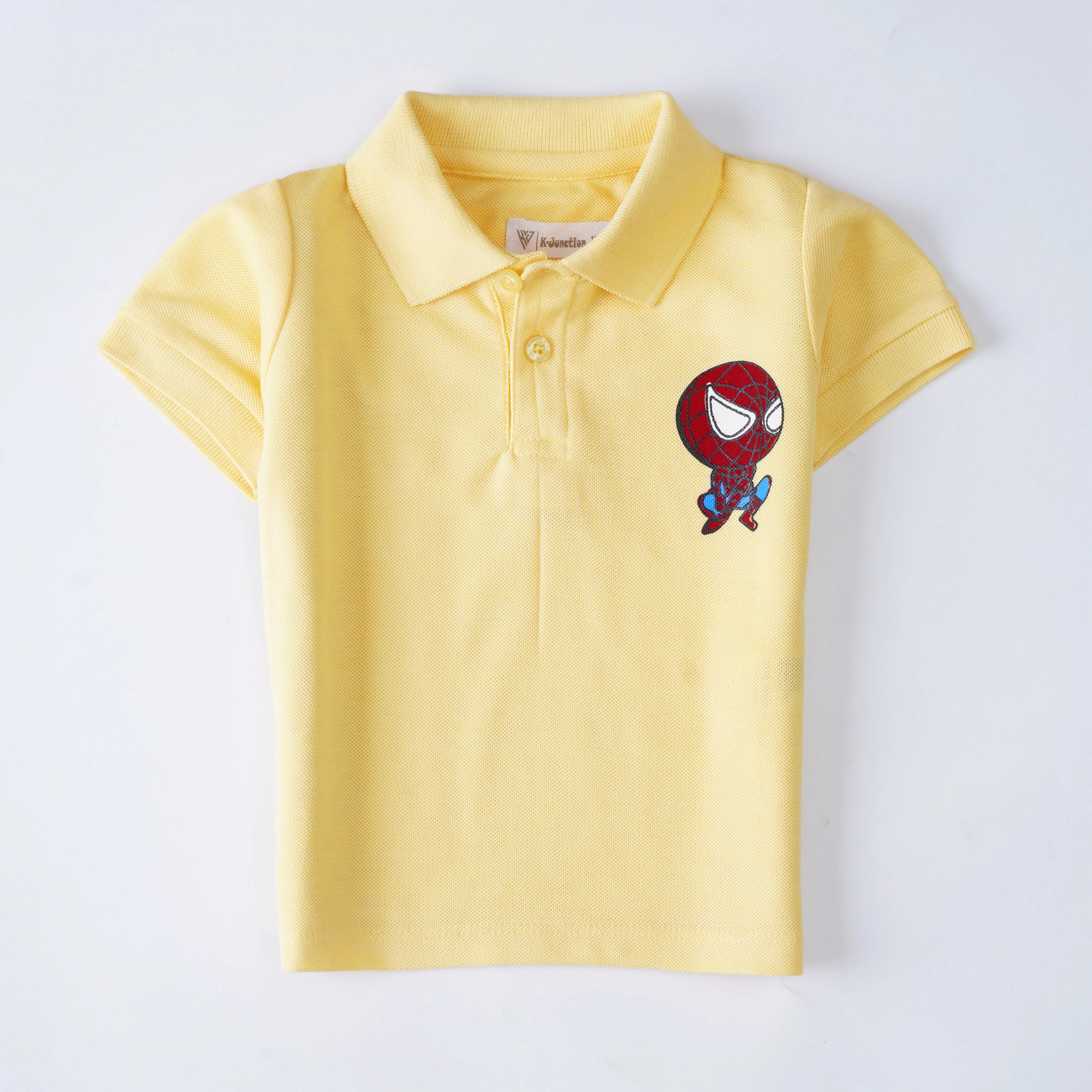 Boys Half Sleeves Polo T-Shirt (Spider)