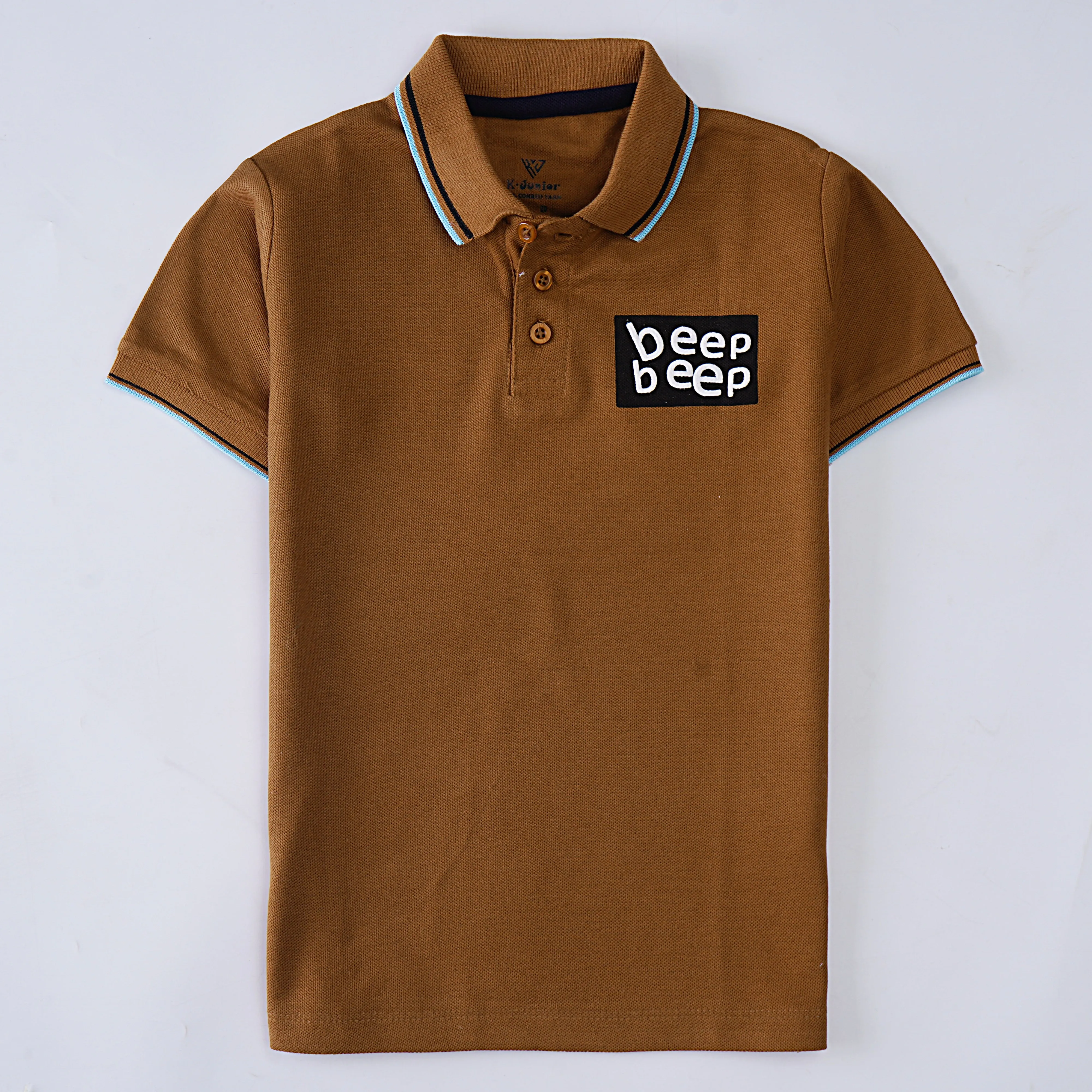 Boys Half Sleeves Polo T-Shirt(Beep)