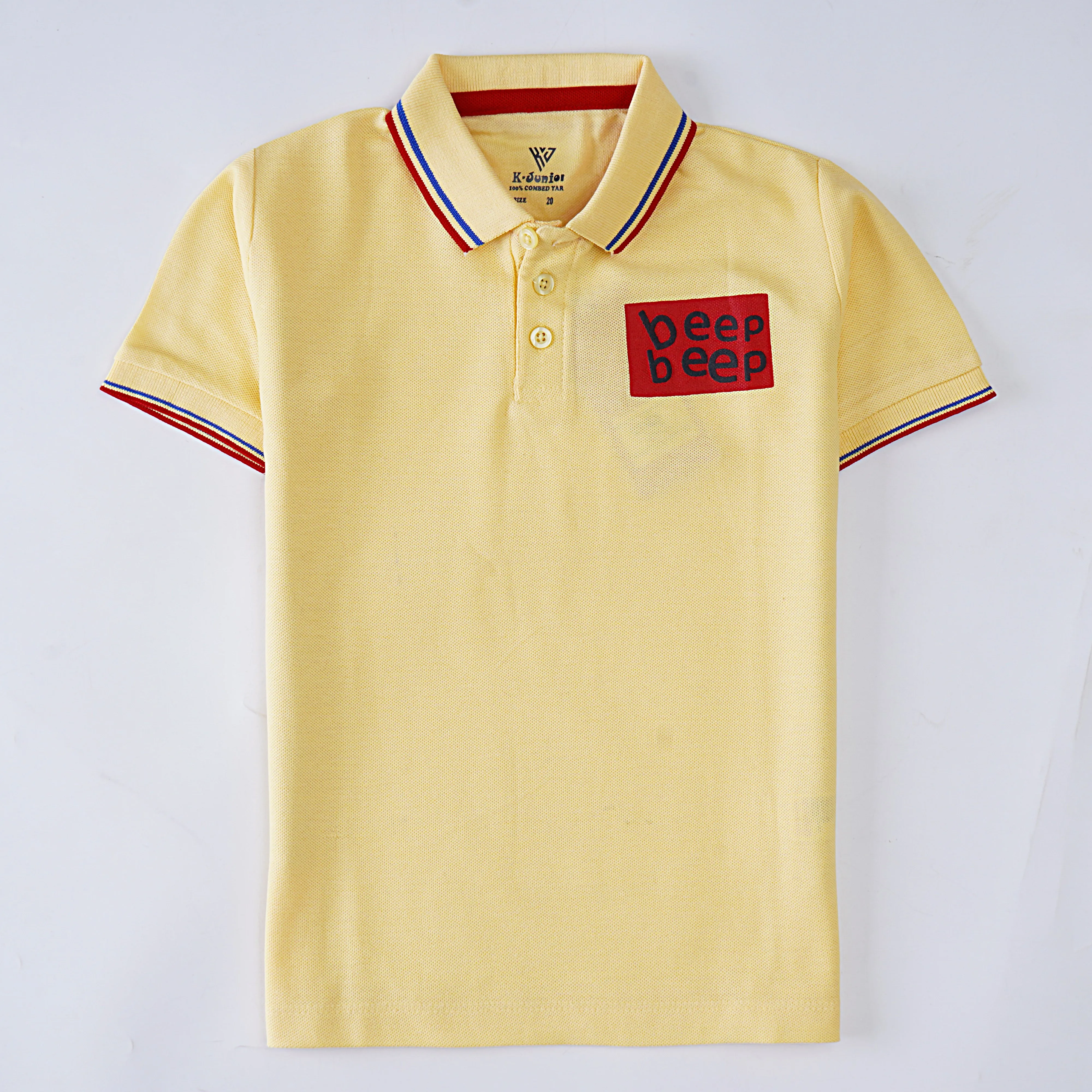 Boys Half Sleeves Polo T-Shirt(Beep)