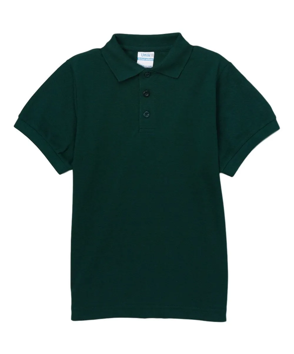 Boys Uniform Polo Shirt White 5-18