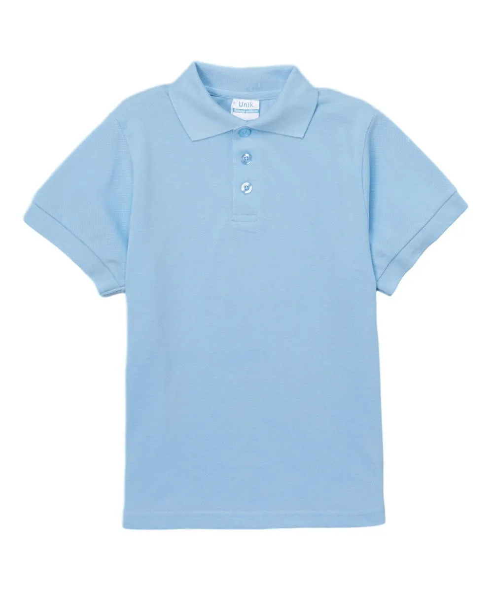 Boys Uniform Polo Shirt White 5-18