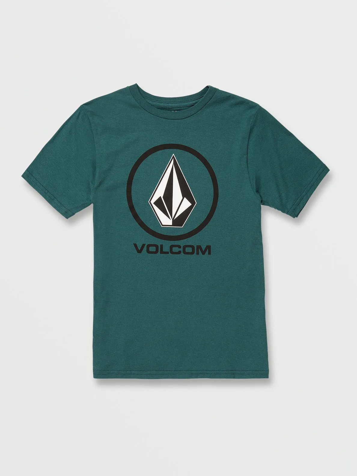 Boys Youth Crisp Stone Short Sleeve Tee - Deep Teal