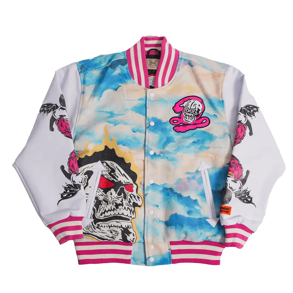 BRAND X DREAMVILLE VARSITY JACKET (MULTI)
