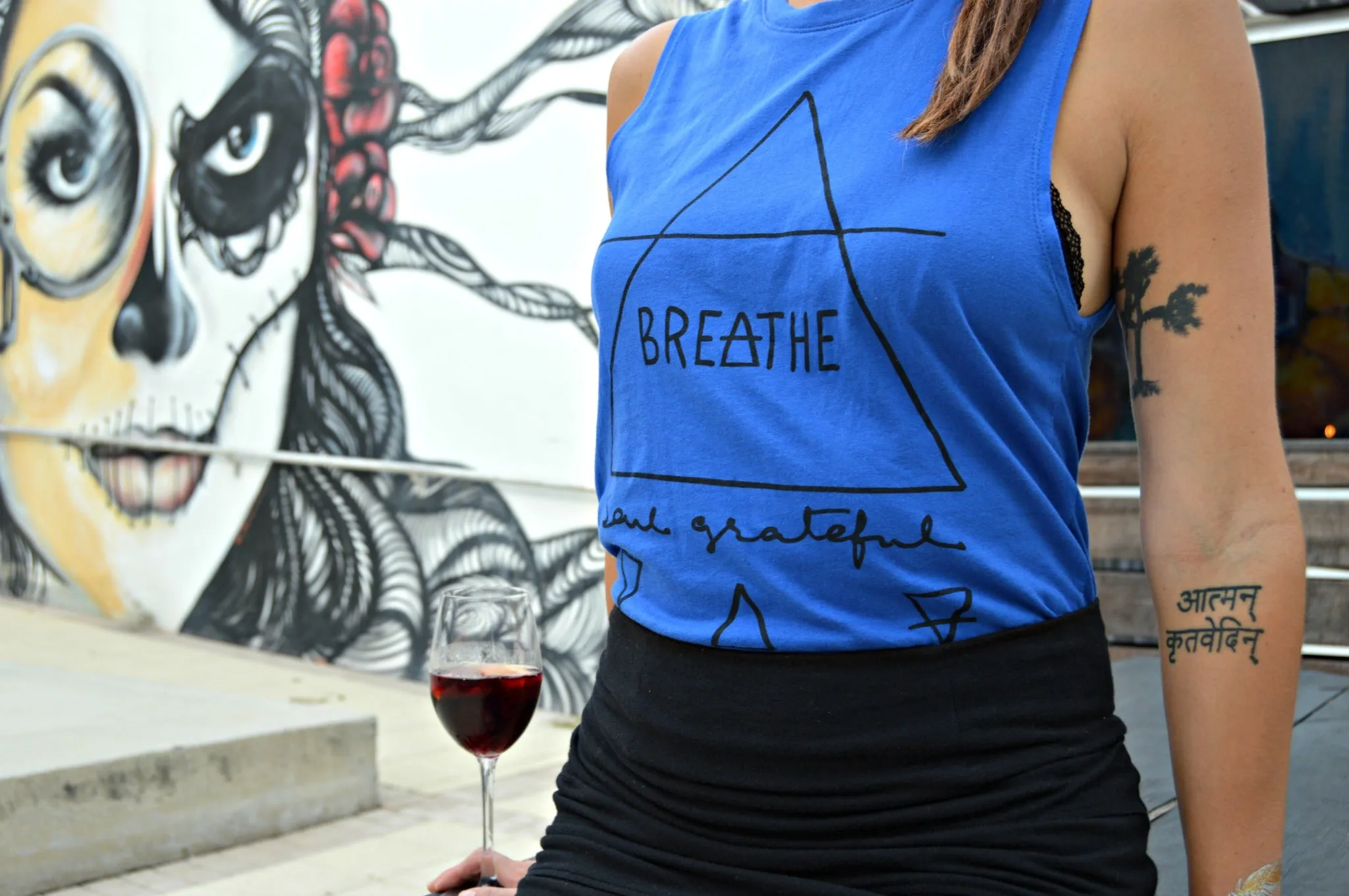 Breathe Soul Grateful Unisex Muscle Tank