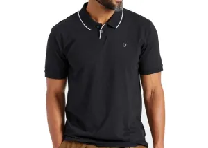 Brixton Proper Short Sleeve Polo Black