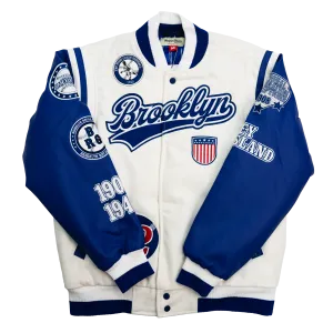 BROOKLYN GIANTS VARSITY JACKET (BLUE)