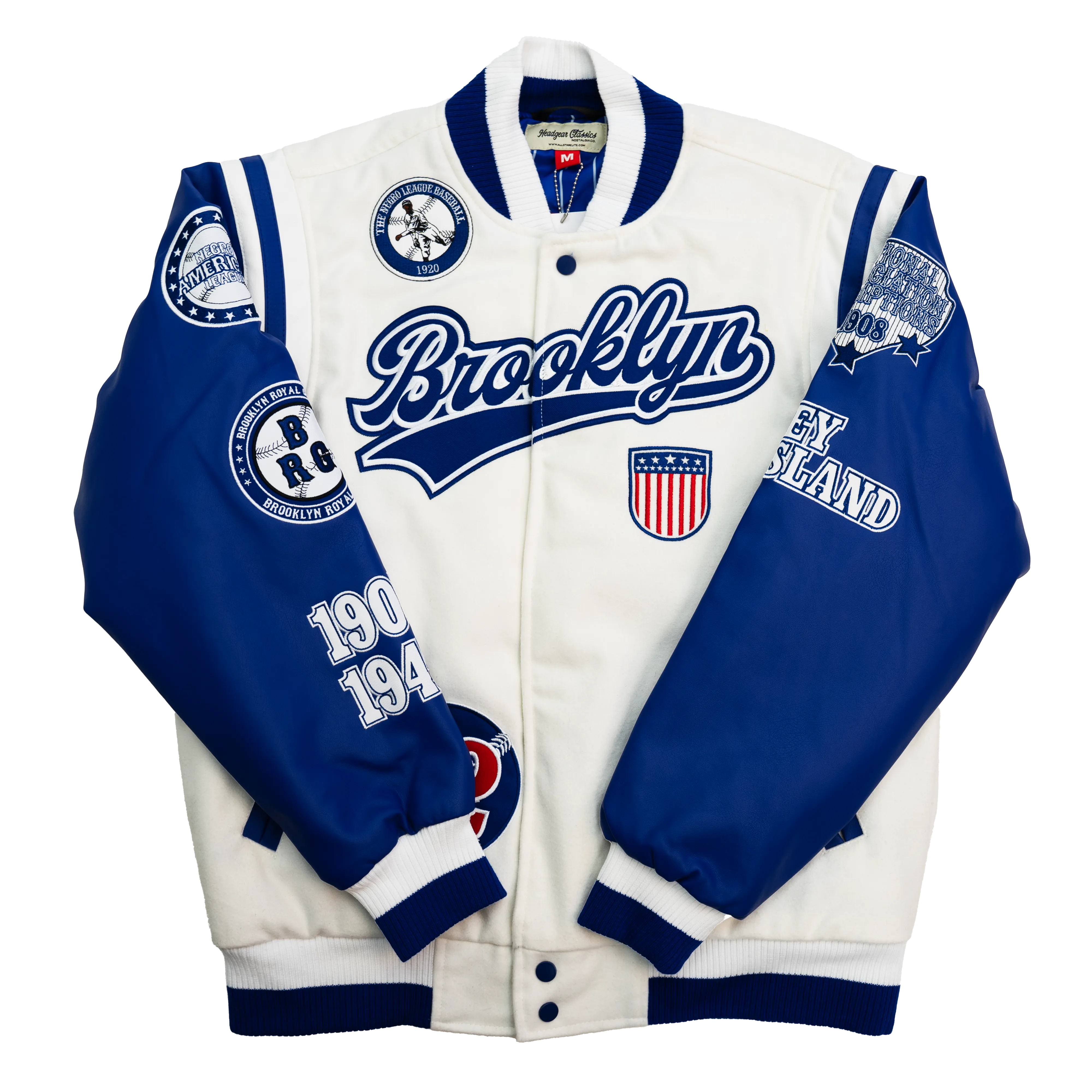 BROOKLYN GIANTS VARSITY JACKET (BLUE)