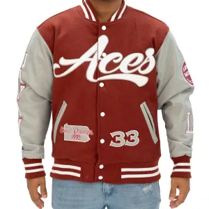 BRYANT LOWER MERION VARSITY JACKET (MAROON)