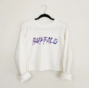 Buffalo Cropped Pullover